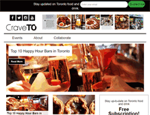 Tablet Screenshot of craveto.com